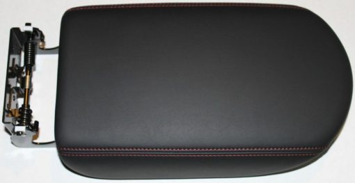 NISMO GT-R R35 GTR CENTER CONSOLE BOX LID ARMREST RED STITCH NISSAN OEM