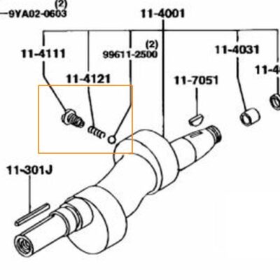 Mazda RX4 RX5 Rx7 Rx8 Cosmo 13B 20B Eccentric Shaft Oil Jet Kit