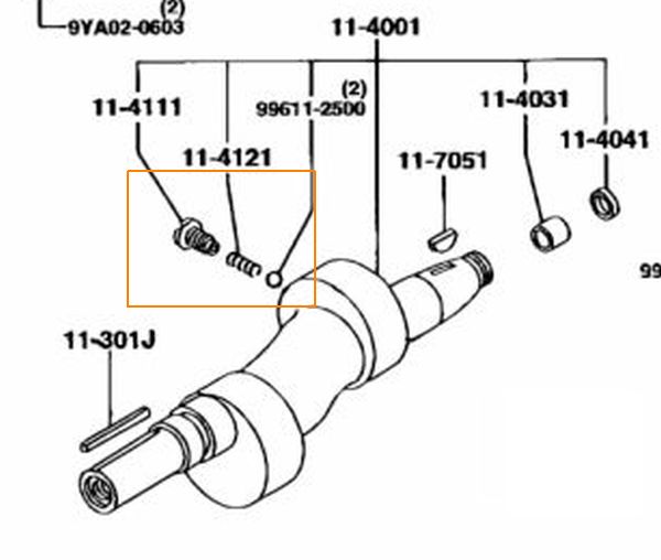 Mazda RX4 RX5 Rx7 Rx8 Cosmo 13B 20B Eccentric Shaft Oil Jet Kit