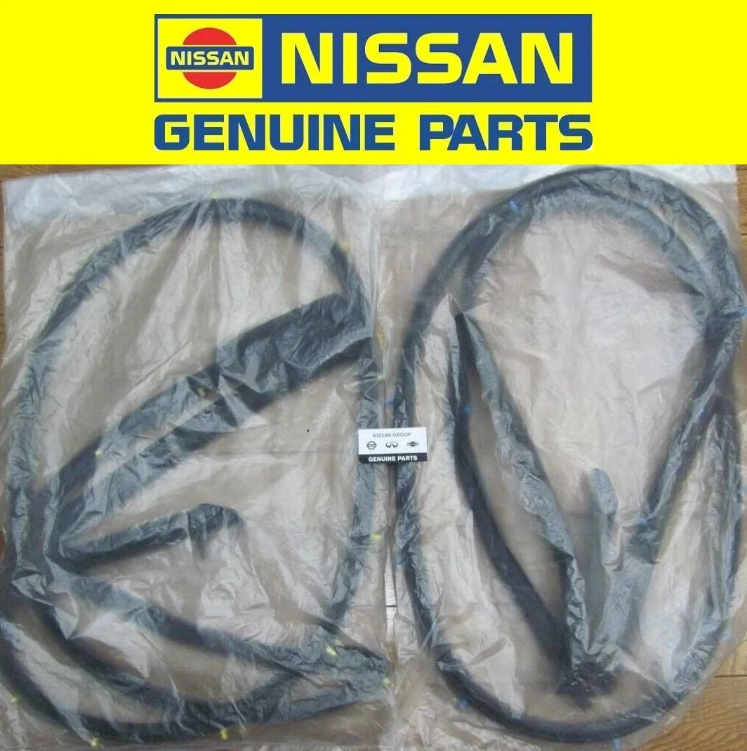 NISSAN Genuine 300ZX Z32 Front Door Weatherstrip 2-Seater Left Right Set OEM
