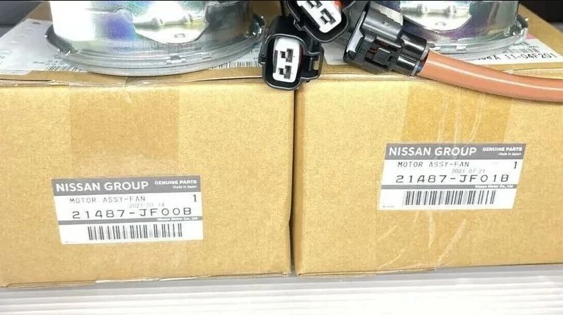 Nissan GT-R GTR R35 Cooling Fan Motor Set Genuine OEM VR38 - Image 2